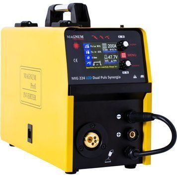 Напівавтомат MAGNUM MIG/MAG 224 LCD DUAL PULS (Польща) 224LCD фото