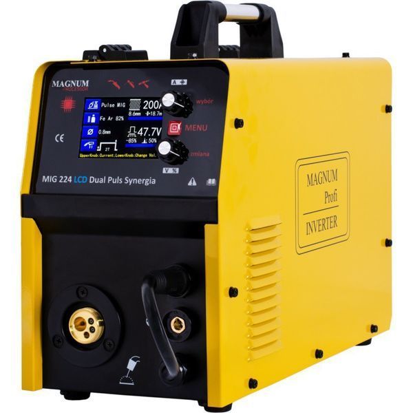 Напівавтомат MAGNUM MIG/MAG 224 LCD DUAL PULS (Польща) 224LCD фото
